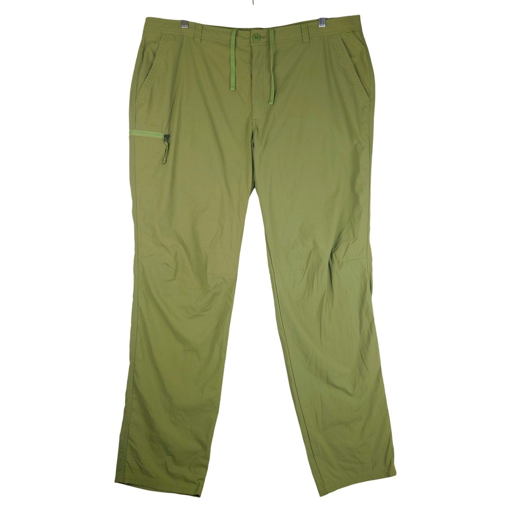 REI Co-op Trailmade Pants Mens 44x34 Olive Green Hiking Outdoor 216255